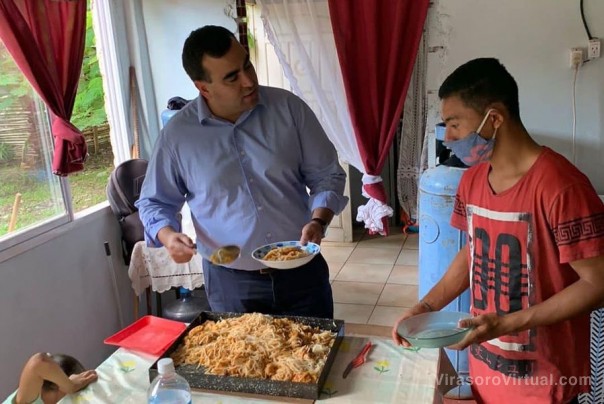 Compartimos un hermoso almuerzo con los niños del comedor “Si se puede”