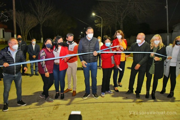 En Yapeyú, Valdés inauguró infraestructura urbana y educativa