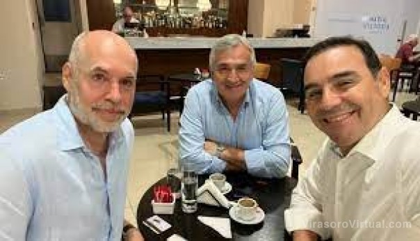 Llegan Larreta y Morales en busca de apoyo correntino para las Primarias