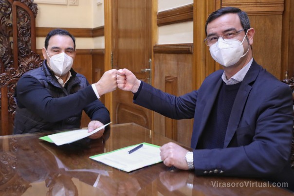Valdés firmó Convenio por más de 32 millones de pesos en obras para Riachuelo
