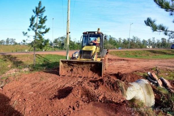 Mantenimiento y mejoras en las calles de Santo Tomé