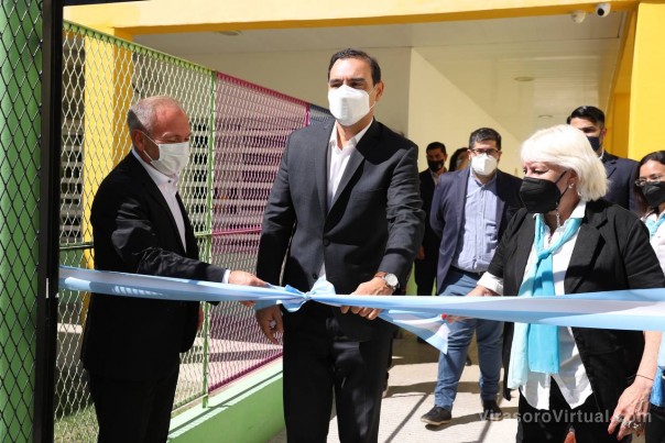 Valdés inauguró la modernización del CDI Mamá Margarita en Capital